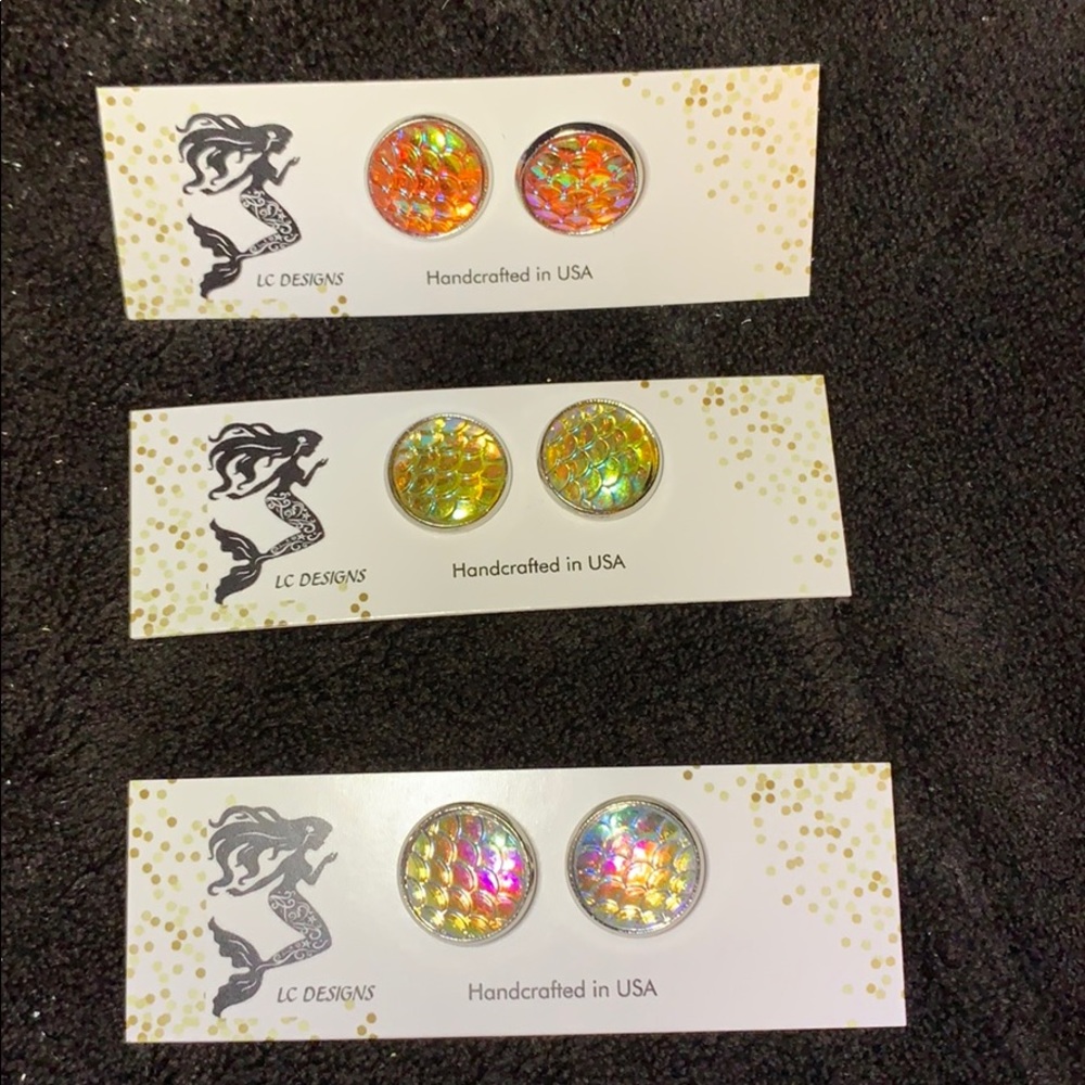 Mermaid Studs